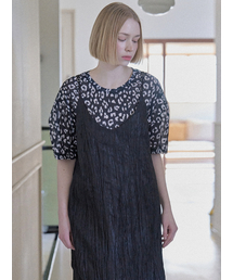 Leopard Short Sleeve T-Shirt - BLACK