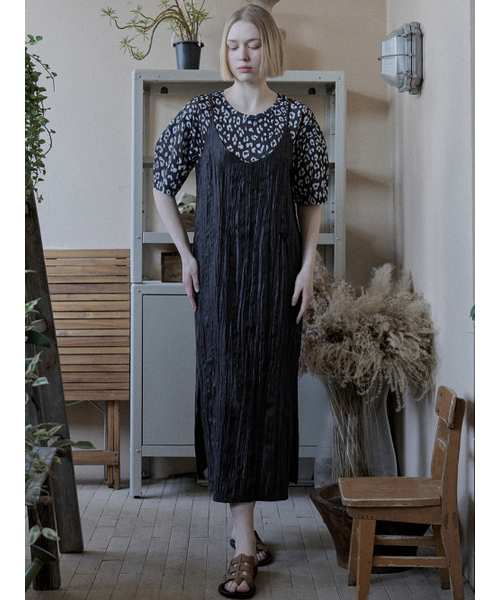 AVANT-G（アバン）の「Leopard Short Sleeve T-Shirt - BLACK（Tシャツ/カットソー・レディース・その他・FREE）」の5枚目の写真