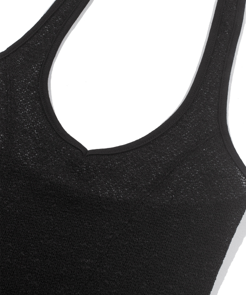 Anothera（アナザーエー）の「ホルターネックニットスリーブレス_ブラック（Tシャツ/カットソー・レディース・その他・FREE）」の5枚目の写真