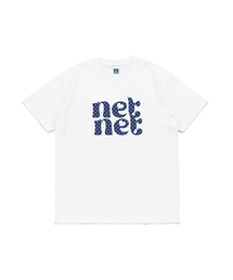 ネットネットロゴ半袖Tシャツ(ホワイト)