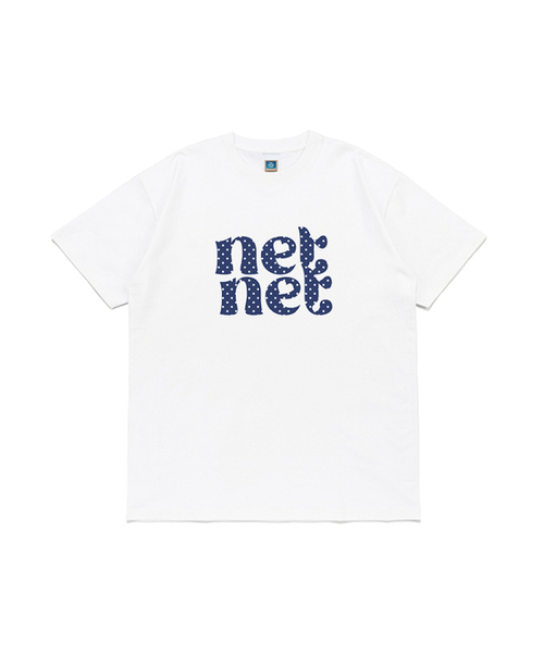 NET SOCIAL CLUB(ネットソーシャルクラブ)の「ネットネットロゴ半袖Tシャツ(ホワイト)(Tシャツ/カットソー・レディース・ホワイト・M/L/XL/S)」の1枚目の写真