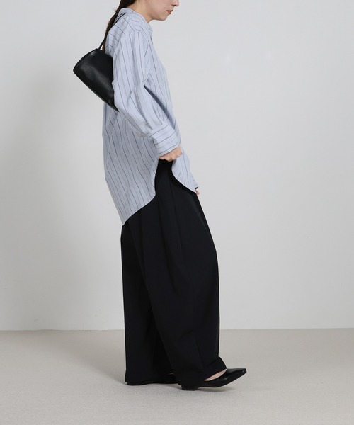 select MOCA（セレクトモカ）の「コクーンイージーナイロンパンツ（その他パンツ・レディース・ブラック/チャコールグレー・FREE）」の15枚目の写真