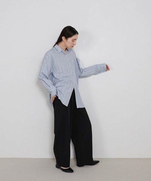 select MOCA（セレクトモカ）の「コクーンイージーナイロンパンツ（その他パンツ・レディース・ブラック/チャコールグレー・FREE）」の19枚目の写真