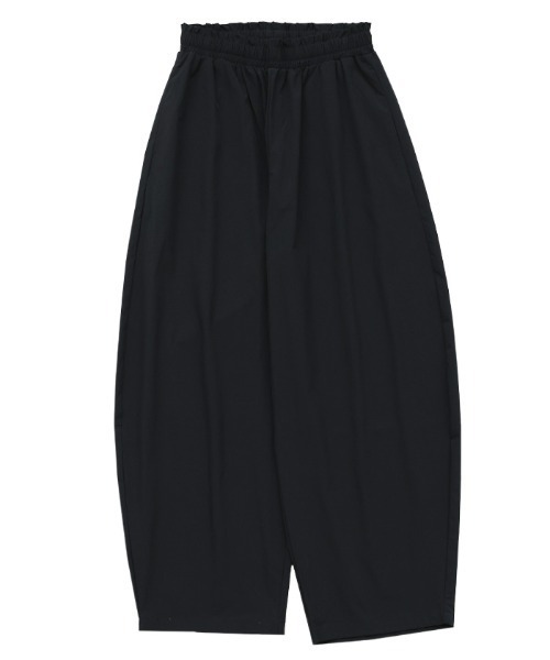 select MOCA（セレクトモカ）の「コクーンイージーナイロンパンツ（その他パンツ・レディース・ブラック/チャコールグレー・FREE）」の22枚目の写真