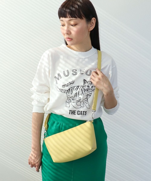 Three Four Time（ｽﾘｰﾌｫｰﾀｲﾑ）の「通しハンドルフラップトート（ショルダーバッグ・レディース・オフホワイト/ライトイエロー/ブラック・FREE）」の12枚目の写真