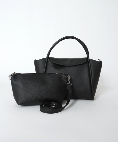 Three Four Time（ｽﾘｰﾌｫｰﾀｲﾑ）の「通しハンドルフラップトート（ショルダーバッグ・レディース・オフホワイト/ライトイエロー/ブラック・FREE）」の16枚目の写真