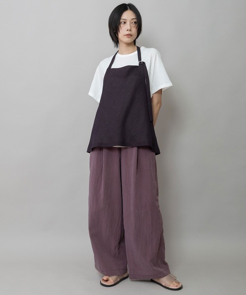 Munich（ミューニック）の「【吸水・速乾性】ポリエステルレーヨンカラミ織りジレ（ベスト・レディース・ベージュ/ブラック/ブラウン・FREE）」の19枚目の写真