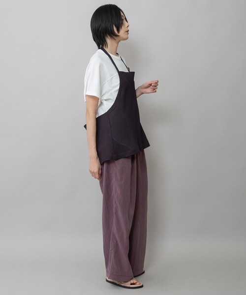 Munich（ミューニック）の「【吸水・速乾性】ポリエステルレーヨンカラミ織りジレ（ベスト・レディース・ベージュ/ブラック/ブラウン・FREE）」の18枚目の写真