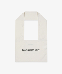 POSE NUMBER EIGHT（ポーズナンバーエイト）の「NYLON CROSS BAG (IVORY)（メッセンジャーバッグ）」