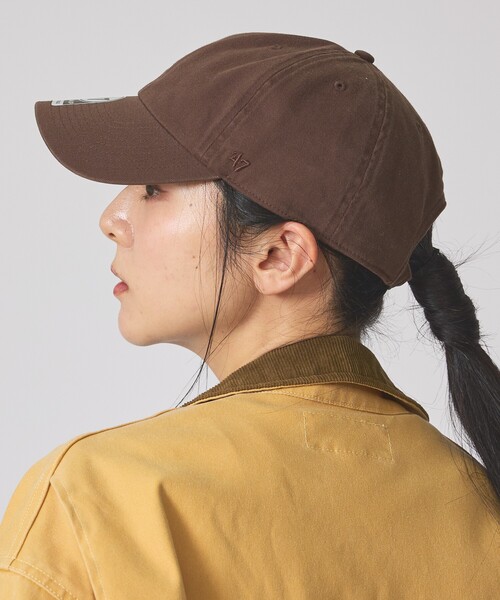 MICA&DEAL(マイカ&ディール)の「【MICA&DEALx47/ マイカアンドディール × フォーティーセブン】コラボレーション コットンキャップ / '47 CLEAN UP(キャップ・レディース・ピンク/チャコールグレー/ネイビー/ブラウン・フリー)」の6枚目の写真