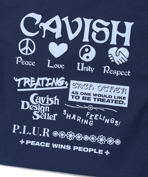 Cavish(カビシ)の「PLUR ジムサック ネイビー(CV2FMUAB59A)(バックパック/リュック・レディース・ネイビー・FREE)」の4枚目の写真