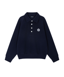 INTERSECTION（インターセッション）の「オーバーサイズカラー スウェットシャツ [ネイビー]（スウェット）」