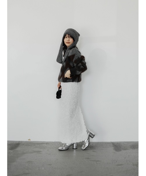 Katrin TOKYO(カトリーントーキョー)の「asymmetry argyle knit(ニット/セーター・レディース・チャコールグレー/ブルー・FREE/XS)」の20枚目の写真