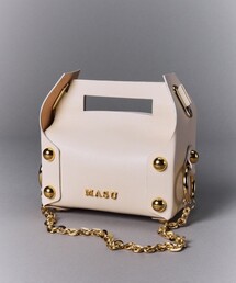 【MASU/エムエーエスユー】LEATHER CAKE BAG/レザーケーキバッグ