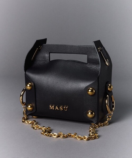 MASU/エムエーエスユー】LEATHER CAKE BAG/レザーケーキバッグ