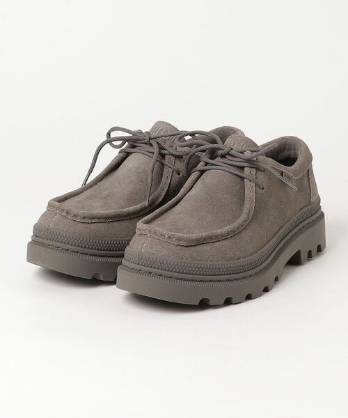 PALLADIUM(パラディウム)の「【防水】PALLADIUM/パラディウム TROOPER LOAF SDE WP+(ローファー・メンズ・ブラック/グレー・25cm/27.5cm/23cm)」の2枚目の写真