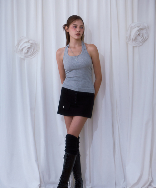ROSEFRANTZ（ロゼフランツ）の「Soft Halter Sleeveless [Gray]（Tシャツ/カットソー・レディース・その他・ONE SIZE）」の10枚目の写真