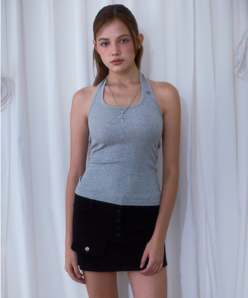 ROSEFRANTZ（ロゼフランツ）の「Soft Halter Sleeveless [Gray]（Tシャツ/カットソー・レディース・その他・ONE SIZE）」の7枚目の写真