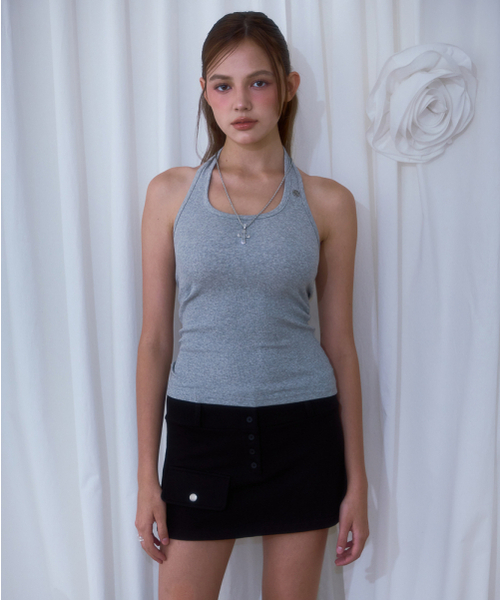 ROSEFRANTZ（ロゼフランツ）の「Soft Halter Sleeveless [Gray]（Tシャツ/カットソー・レディース・その他・ONE SIZE）」の6枚目の写真