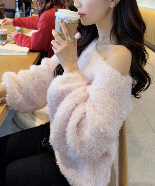 acym ミルキーカラーボリュームニット ミルキーカラーボリュームニット（ニット/セーター）｜ACYM（アシーム