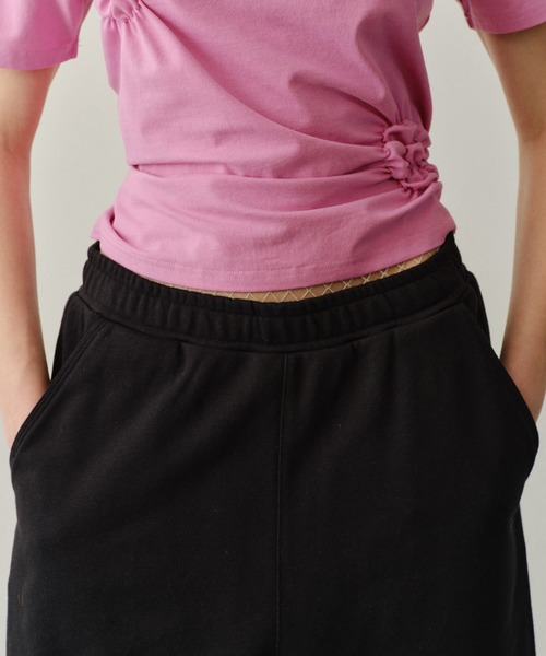 yae(ヤエ)の「New 2way sweat pants / New 2wayスウェットパンツ(スウェットパンツ・レディース・ブラック/グレー・38/36)」の3枚目の写真