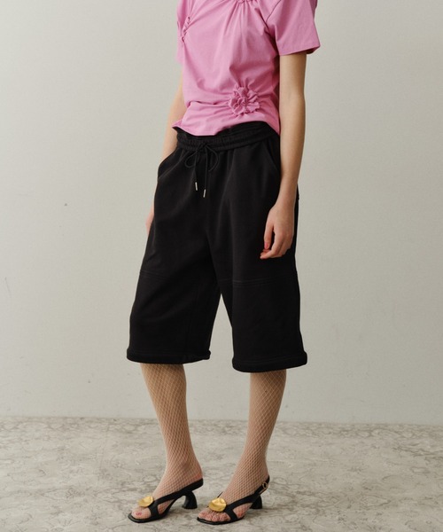 yae(ヤエ)の「New 2way sweat pants / New 2wayスウェットパンツ(スウェットパンツ・レディース・ブラック/グレー・38/36)」の13枚目の写真