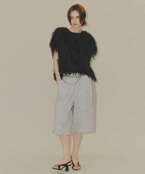 yae(ヤエ)の「New 2way sweat pants / New 2wayスウェットパンツ(スウェットパンツ・レディース・ブラック/グレー・38/36)」の5枚目の写真