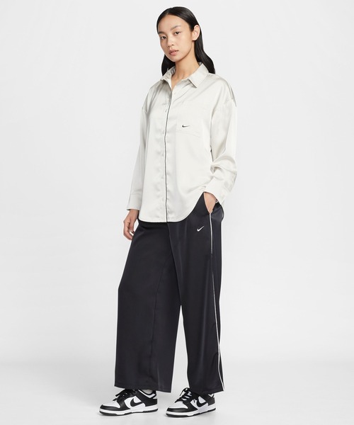 NIKE(ナイキ)の「NIKE AS W NSW OFFLN WVN STN PANT IH1327(その他パンツ・レディース・オリーブ/ブラック・S/M)」の7枚目の写真