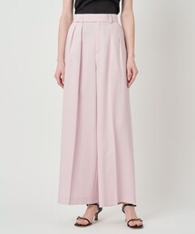 オックスストレッチタックワイドパンツ〈セットアップ対応商品〉