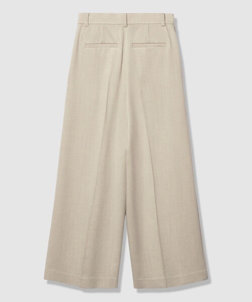 ANAYI(アナイ)の「【セットアップ対応商品】オックスストレッチタックワイドパンツ(その他パンツ・レディース・ネイビー/ベージュ/ピンク・38/36/34)」の22枚目の写真