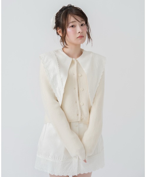 mellowneon(メロウネオン)の「セーラーカラーシャツワンピース(ワンピース・レディース・ホワイト・FREE)」の10枚目の写真