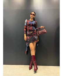 Desigual | 【Desigual × Nicki Nicole】アシンメトリー スリムフィットロングワンピース(ワンピース)