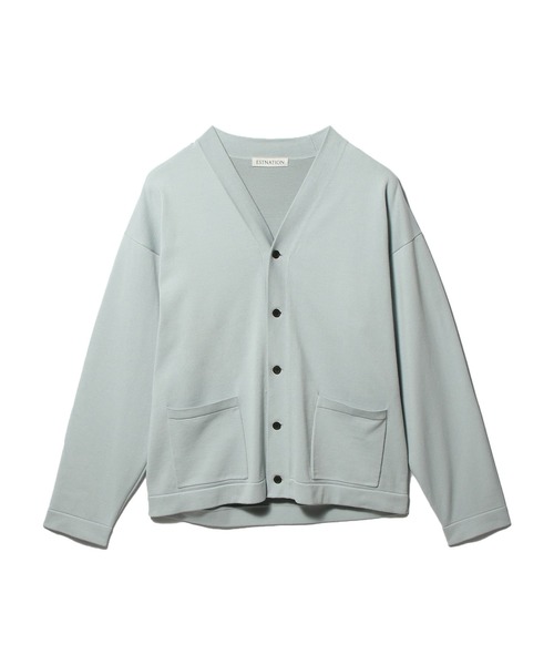 ESTNATION(エストネーション)の「ESTNATION / ブルゾンライク カーディガン(カーディガン/ボレロ・メンズ・ライトブルー・LARGE/MEDIUM)」の2枚目の写真