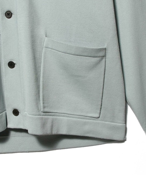 ESTNATION(エストネーション)の「ESTNATION / ブルゾンライク カーディガン(カーディガン/ボレロ・メンズ・ライトブルー・LARGE/MEDIUM)」の5枚目の写真