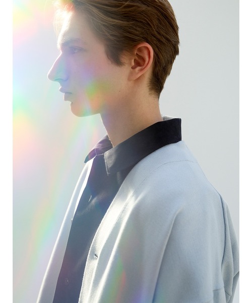 ESTNATION(エストネーション)の「ESTNATION / ブルゾンライク カーディガン(カーディガン/ボレロ・メンズ・ライトブルー・LARGE/MEDIUM)」の16枚目の写真