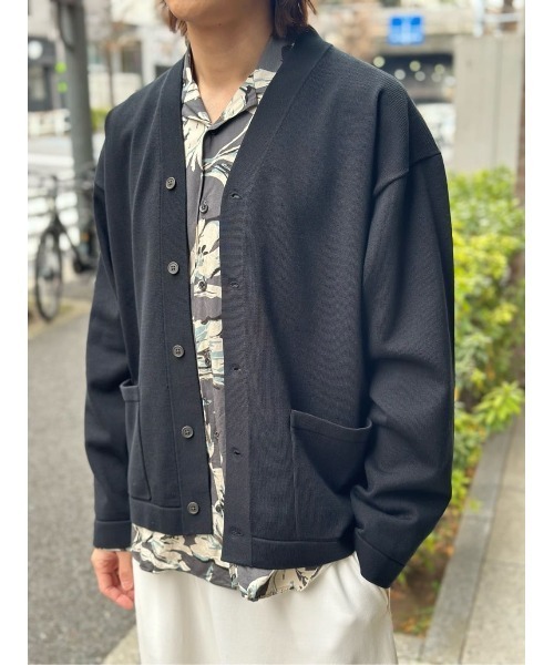 ESTNATION(エストネーション)の「ESTNATION / ブルゾンライク カーディガン(カーディガン/ボレロ・メンズ・ライトブルー/ブラック・LARGE/MEDIUM)」の20枚目の写真