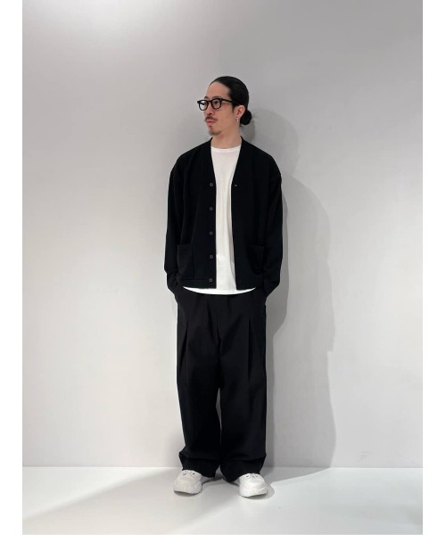 ESTNATION(エストネーション)の「ESTNATION / ブルゾンライク カーディガン(カーディガン/ボレロ・メンズ・ライトブルー/ブラック・LARGE/MEDIUM)」の21枚目の写真