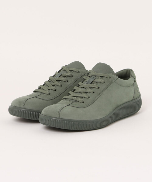 ECCO(エコー)の「ECCO 快適 やさしい履き心地 SOFT ZERO メンズ 本革 スニーカー(スニーカー・メンズ・カーキ・42/41)」の1枚目の写真