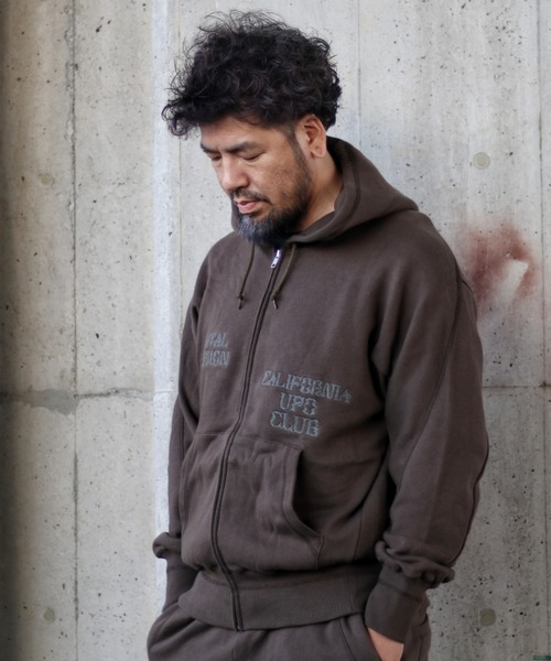 NATAL DESIGN（ネイタルデザイン）の「FLOWER OF LIFE SWEAT PARKA（パーカー・メンズ・パープル/ブラック/チョコ/オリーブ・SMALL/MEDIUM/LARGE/X-LARGE）」の10枚目の写真