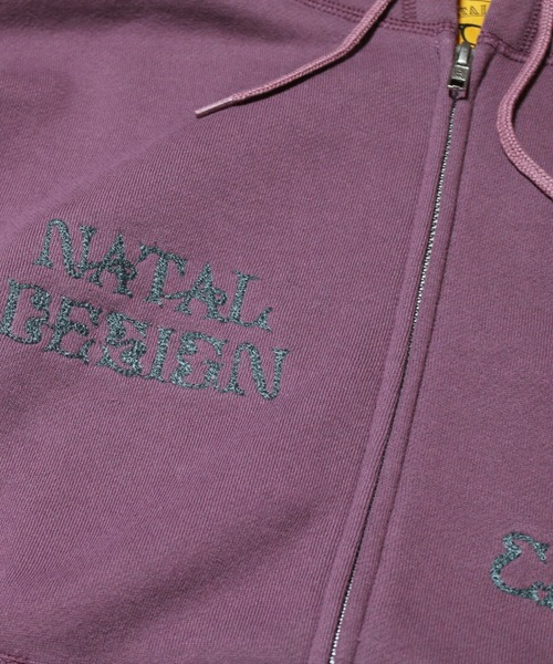 NATAL DESIGN（ネイタルデザイン）の「FLOWER OF LIFE SWEAT PARKA（パーカー・メンズ・パープル/ブラック/チョコ/オリーブ・SMALL/MEDIUM/LARGE/X-LARGE）」の5枚目の写真