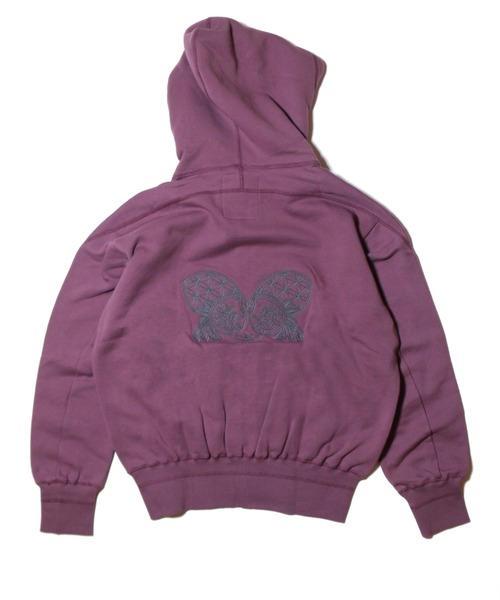 NATAL DESIGN（ネイタルデザイン）の「FLOWER OF LIFE SWEAT PARKA（パーカー・メンズ・パープル/ブラック/チョコ/オリーブ・SMALL/MEDIUM/LARGE/X-LARGE）」の7枚目の写真