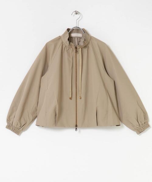 URBAN RESEARCH ROSSO WOMEN（アーバンリサーチ　ロッソ）の「MARILYN MOON　pleats twill blouson（ブルゾン・レディース・ベージュ・FREE）」の7枚目の写真