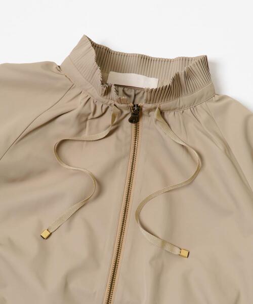 URBAN RESEARCH ROSSO WOMEN（アーバンリサーチ　ロッソ）の「MARILYN MOON　pleats twill blouson（ブルゾン・レディース・ベージュ・FREE）」の8枚目の写真