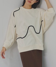 Fizz | TC裏毛 ニュアンスラインドルマンプルオーバー(スウェット)