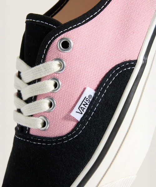 VANS(バンズ)の「VANS PREMIUM オーセンティック / LX Authentic 44 Archive Coral VN000D9ND3X1(スニーカー・メンズ・ブラック×ピンク・5/12/11.5/11/10.5/9.5/8.5/8/7.5/7/6.5/6/5.5/4.5/4/13/10/9)」の5枚目の写真