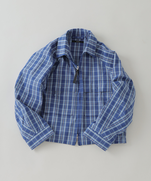 JOURNAL STANDARD（ジャーナルスタンダード）の「パターン シティ ミリタリー ジャケット（その他アウター・メンズ・グレー/コバルトブルー/オレンジ・MEDIUM/LARGE）」の3枚目の写真