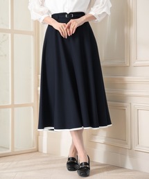 MISCH MASCH | 2026春夏新作 裾配色フレアスカート(スカート)