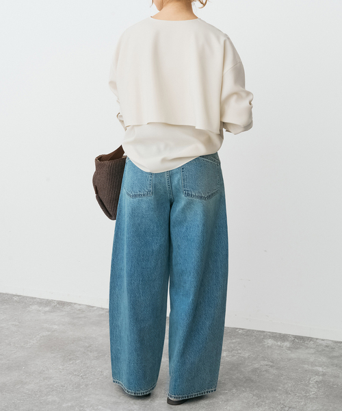 Spick & Span(スピックアンドスパン)の「《セットアップ可》ウォッシャブルヨークブラウス(シャツ/ブラウス・レディース・ホワイト系その他/ネイビー・FREE)」の10枚目の写真