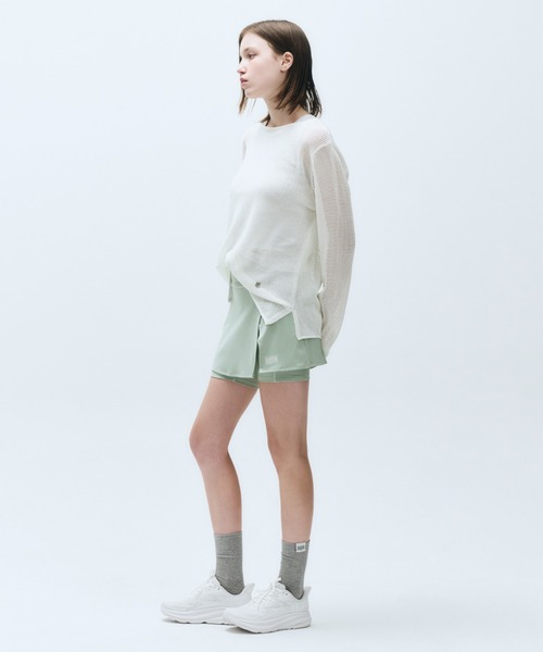 MARITHE + FRANCOIS GIRBAUD(マリテフランソワジルボー)の「MOUVEMENT W CLASSIC LOGO WRAP SKIRTS SHORTS(スカート・レディース・ブラック/ミント・SMALL/MEDIUM)」の11枚目の写真