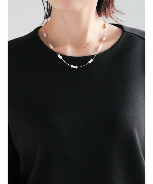 Te chichi（テチチ）の「バックジップダンボールプルオーバー（セットアップ可）（Tシャツ/カットソー・レディース・シルバーグレー/ブラック/オフホワイト・F）」の16枚目の写真